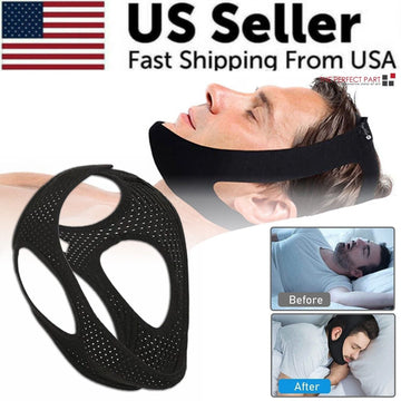 Adjustable Anti-Snoring Chin Strap for Sleeping