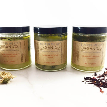 Organic Herbal Sea Salt Body Scrub
