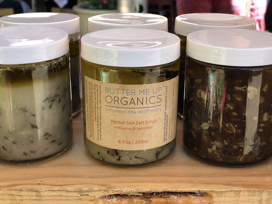 Organic Herbal Sea Salt Body Scrub